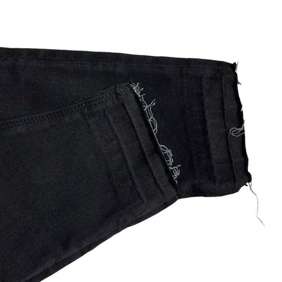 Spanx Vintage Distressed Ankle Skinny Jeans vintage black XS new - Picture 10 of 13